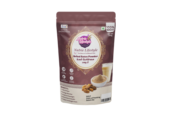 Dates Powder, Kharik/Khajur Powder, 100% Natural Sweetener(100grms)