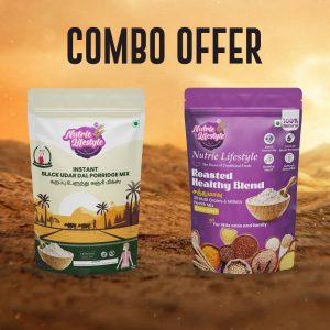 ULUNDHU KANJI MIX (250g) + HEALTH MIX (500g) combo