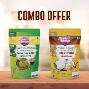Idli Podi & Toor Dal Podi Combo – 2 x 100g (Traditional South Indian Spice Powders)