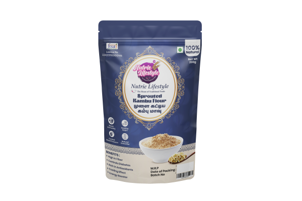 SPROUTED RAGI FLOUR (250g) +  SPROUTED KAMBU FLOOR  (250g) combo