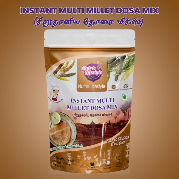 Instant Multi Millet Dosa Mix (250grms)