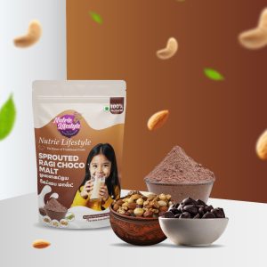 SPROUTED RAGI CHOCO MALT ,Loved by Kids Trusted by Moms (250grm)